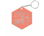 Zero Fox Given Hexagon Keychain